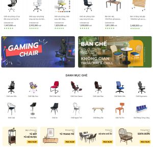 Mẫu Thiết Kế Website Nội Thất Home Office
