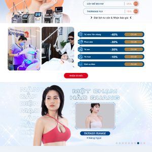 Mẫu Website Thẩm Mỹ Viện Keangnam