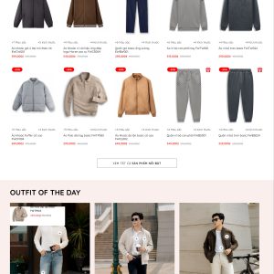 Mẫu Website Thời Trang Torano