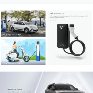 Mẫu Website Ô tô Vinfast