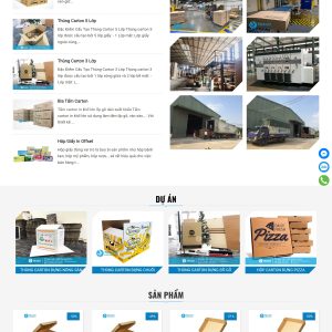 Mẫu Thiết Kế Website Tracopackaging